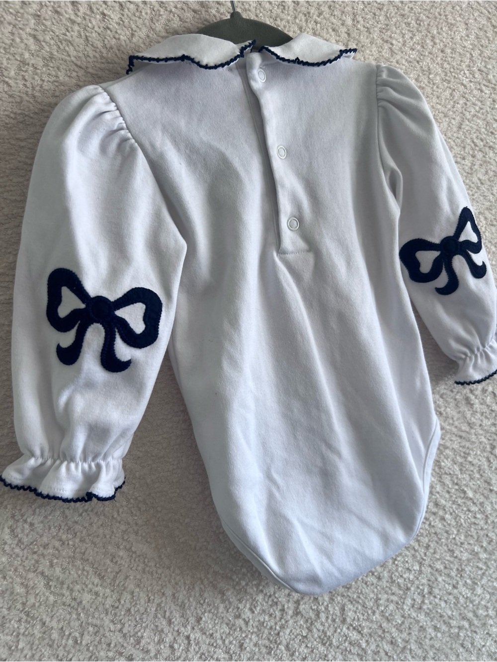 The Beaufort Bonnet Company Kids Infant Emma Elbow Patch Bodysuit Size 12-18 Mon - Picture 10 of 13